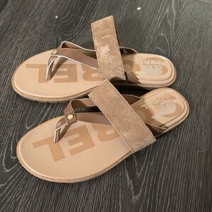 Sorel Brown Sandals
